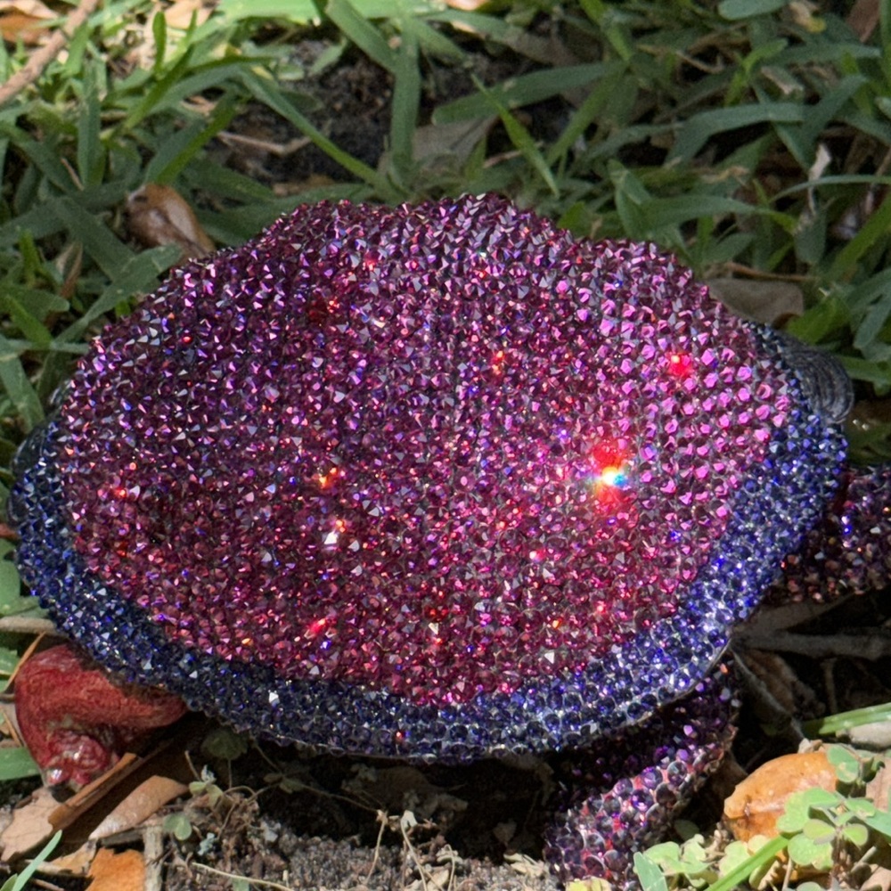 Sparkling Swarovski Crystal Embellished Turtle Handcrafted Unbranded - Picture 11 of 14